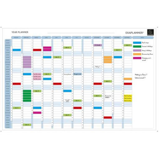 Picture of EXAPLANNER YEARLY MAGNETIC PLANNER 90X59CM